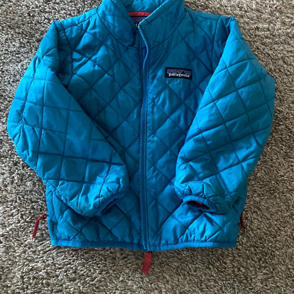 Patagonia Blue Quilted Jacket